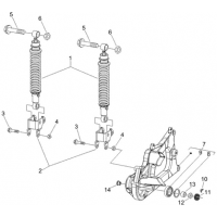 4.1 - Suspension AR - Amortisseur/s