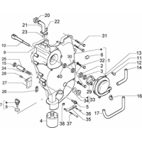 T8 - Carter volant-filtre a huile
