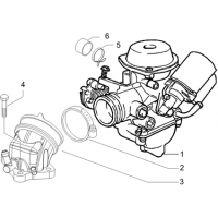 1.39 - Carburateur complet - Raccord d admission