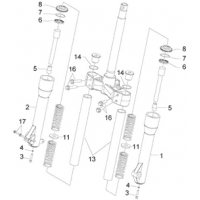 4.03 - Composants de la fourche Kayaba