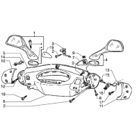T48 - Couvercles guidon et retroviseurs