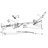 T49 - Pieces composant le guidon