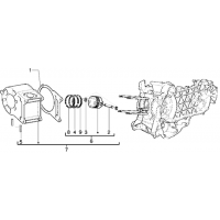 T4 - Ensemble cylindre-piston-axe de piston