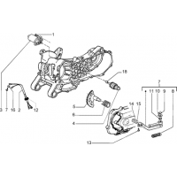 T10 - Demarreur electrique - levier de demarrage