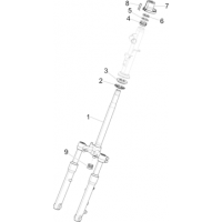 4.02 - Fourche/tube direction - Ensemble butee dir.