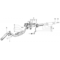 T39 - Pieces composant le guidon