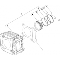 T4 - Ensemble cylindre-piston-axe de piston