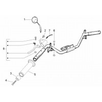 T40 - Pieces composant le guidon