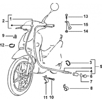 T41 - Transmissions du compteur kilometrique-frein AR