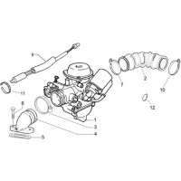 1.39 - Carburateur complet - Raccord d admission