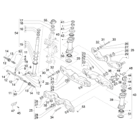 4.02 - Fourche/tube direction - Ensemble butee dir.