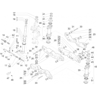 4.02 - Fourche/tube direction - Ensemble butee dir.