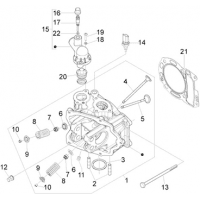 1.1 - Ensemble culasse - Soupape