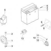 6.05 - Relais - Batterie - Avertisseur sonore