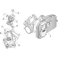 1.36 - Corps papillon - Injecteur - Raccord d admission