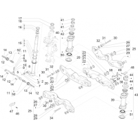 4.02 - Fourche/tube direction - Ensemble butee dir.