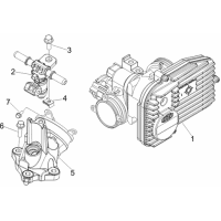 1.36 - Corps papillon - Injecteur - Raccord d admission