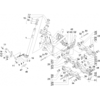 4.02 - Fourche/tube direction - Ensemble butee dir.