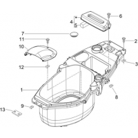 02 34 - LOGEMENT CASQUE DESSOUS DE SELLE