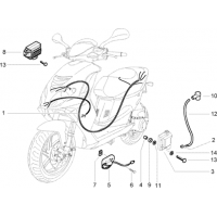 T40 - Faisc. de cables - Regulateur - bobine H.T.