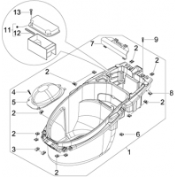 2.34 - Logement casque - Dessous de selle