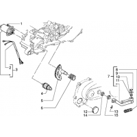 T11 - Demarreur electrique-Levier de demarrage