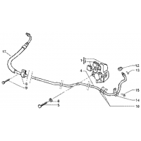 T49 - Etrier de frein-conduite frein AR