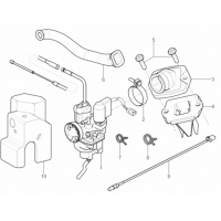 1.39 - Carburateur complet - Raccord d admission