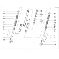 4.02 - Fourche tube direction   ensemble butee dir