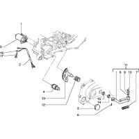 T11 - Demarreur electrique-Levier de demarrage