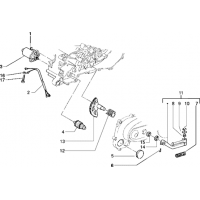 T11 - Demarreur electrique-Levier de demarrage