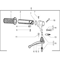 T23 - Poignee commande gaz