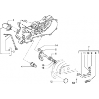 T11 - Demarreur electrique-Levier de demarrage