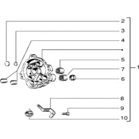 T22 - Pieces composant moyeu A.R.