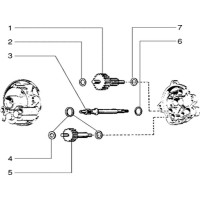 T23 - Pieces composant moyeu A.R.