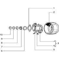 T25 - Pieces composant moyeu A.R.