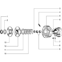 T26 - Pieces composant moyeu A.R.