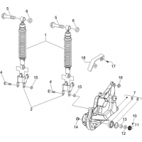 4.1 - Suspension AR - Amortisseur/s