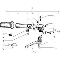 T34 - Poignee commande gaz