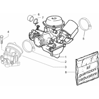 1.39 - Carburateur complet - Raccord d admission