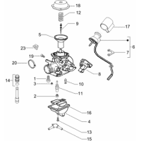 1.4 - Composants de Carburateur