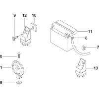 6.05 - Relais - Batterie - Avertisseur sonore