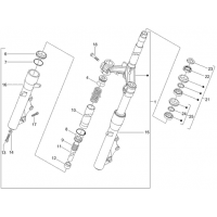 4.02 - Fourche/tube direction - Ensemble butee dir.