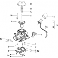 1.4 - Composants de Carburateur