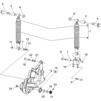 4.1 - Suspension AR - Amortisseur/s