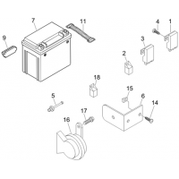 6.05 - Relais - Batterie - Avertisseur sonore