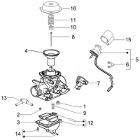 1.4 - Composants de carburateur