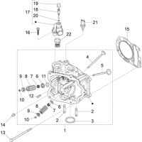 1.1 - Ensemble culasse - Soupape