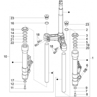 4.03 - Composants de la fourche Kayaba