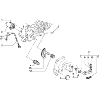 T11 - Demarreur electrique-Levier de demarrage